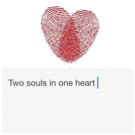 Two Souls In One Heart 💜 Two Hearts One Soul Tattoo, Soul Qoutes, Two Hearts One Love, Textiles Gcse, Soul Tattoo, Meaningful Love Quotes, Stolen Heart, Heart Mirror, Two Souls