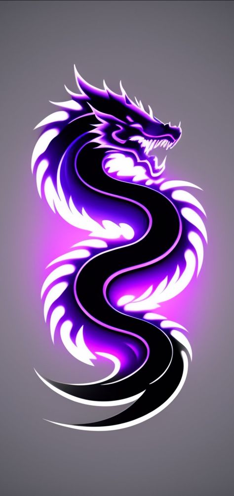 Purple Dragon Wallpaper, Purple Dragon Art, New Wallpaper Full Hd, Dragon Wallpaper Iphone, Gothic Dragon, Cat Noir And Ladybug, Cool Symbols, Wallpaper Full Hd, Mystical Animals