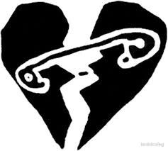 Safety Pin Heart, 5sos Logo, Meaningful Word Tattoos, Punk Logo, Ray Bands, Saved Tattoo, Punk Patches, Riot Grrrl, Pin Logo