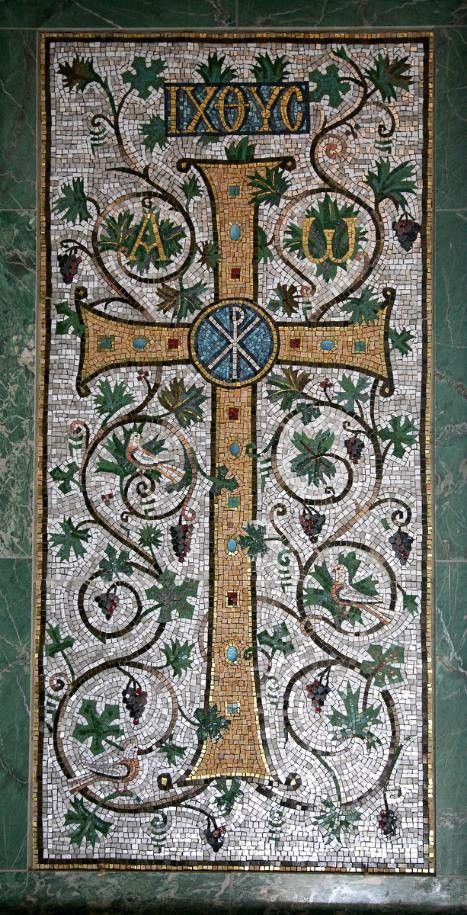 Christian Mosaic, Slavic Aesthetic, Tooth Cap, Byzantine Mosaics, Greek Name, Roman Church, Byzantine Mosaic, Orthodox Christian Icons, Orthodox Cross