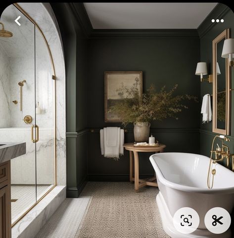 Bathroom Inspiration Decor, Bathroom Renos, Dream House Interior, House Bathroom, Wallpaper Panels, Dream House Decor, Beautiful Bathrooms, Nurseries, House Inspo