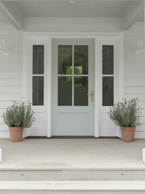 ALL Doors Beach House Front Door, Potted Lavender, Front Door Styles, Custom Front Doors, Front Door Entrance, Exterior Front Doors, Timber Door, House Front Door, Front Door Colors