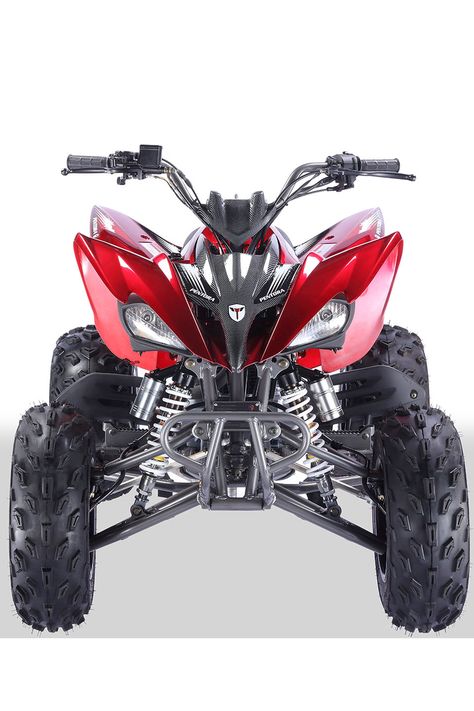 ATV-G026 Vitacci Pentora 250cc Racing ATV Quad 4 Wheeler with Manual Transmission, Electric Start! Big 20"/19" Polaris Style Rims Tires! Atv Quads For Sale, Four Wheelers For Sale, Youth Atv, Atv Four Wheelers, Cars Engine, Yamaha Sport, Yamaha 250, Sport Atv, Kids Atv