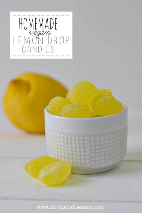 Home Made Candy, Lemon Drops, I Want Candy, Vegan Candies, Food Candy, Candy Recipes Homemade, Homemade Candy, Candy Fudge, Homemade Candies