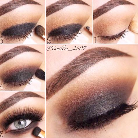 How to do a Smokey Eye for Blue Eyes picture 4 Smokey Eye For Gray Eyes, Smokey Eyeshadow For Blue Eyes, Cool Smokey Eye, Smokey Eye Makeup Blue Eyes, Smoky Brown Eye Makeup, Smokey Eye For Blue Eyes, Smokey Eyeshadow Tutorial, Eyes Picture, Smokey Eyes Tutorial