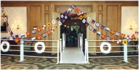 Cruise Theme Parties, Cruise Ship Party, Valentine Banquet, Gala Decor, Cruise Theme, Bon Voyage Party, Biggest Cruise Ship, Post Prom, Party Entrance