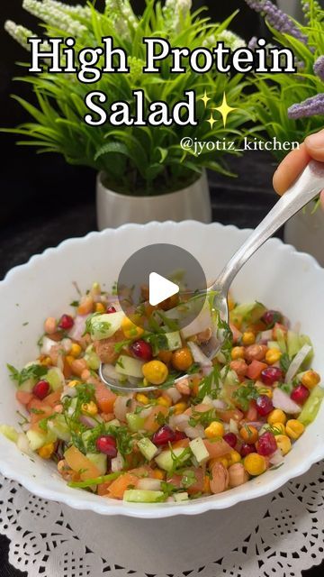 Veg Protein Salad Recipes, High Protein Salads Vegetarian, Loss Weight Salads, High Protein Vegetarian Recipes Indian, Healthy Diet Plans Indian, Veg Salad Recipes Indian, Indian Lunch Recipes Vegetarian, Healthy Breakfast Recipes Indian, Quick High Protein Meals