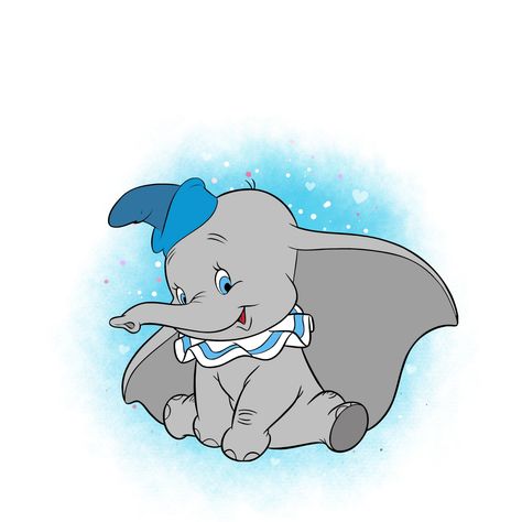 Dumbo Background, Dumbo Clipart, Dumbo Watercolor, Disney Dumbo Art, Dumbo Cartoon, Dumbo And His Mom, Dumbo Flying, Dumbo Birthday, Baby Dumbo