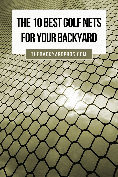 Discover the 10 best golf nets for your backyard, perfect for honing your swing at home. From durable designs to easy setup options, find the ideal golf net to elevate your practice sessions and improve your game. Golf Hitting Net Diy, Diy Golf Net, Golf Backyard, Golf Hitting Net, Backyard Golf, Golf Practice Net, Driving Practice, Golf Mats, Golf Net