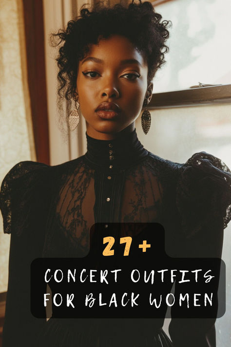 Want to make a bold statement at your next concert? Check out these 27 edgy concert outfit ideas for black women that showcase your unique style! From leather jackets to statement accessories, these looks will keep you fierce and fabulous. Click to find your edgy concert style! 🎸✨👖🔥
#EdgyConcertOutfits #BoldFashion #FashionInspiration #ConcertStyle #ChicLooks #TrendyFashion #BlackWomenStyle Neo Soul Concert Outfit, Ska Concert Outfit, What To Wear To A Bruno Mars Concert, How To Style Sheer Tops, Battle Of The Bands Outfit, Rnb Outfit Style Women, Concert Tshirt Outfit, Usher Concert Outfit Ideas, Rnb Outfit