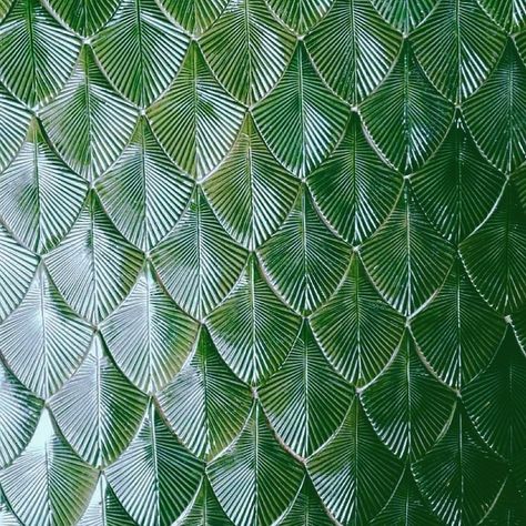 N  O  L  A  N    &    C  O. on Instagram: “I Have An Obsession With Handmade Tiles Right Now 😍 | How Beautiful Are These Green Leaf Tiles by @akashic_tiles 💚” Green Leaf Tile, Leaf Tiles, Statement Tiles, Spa Inspired Bathroom, Bathroom Design Layout, Penny Tile, 3d Tiles, Tile Texture, Apartment Aesthetic