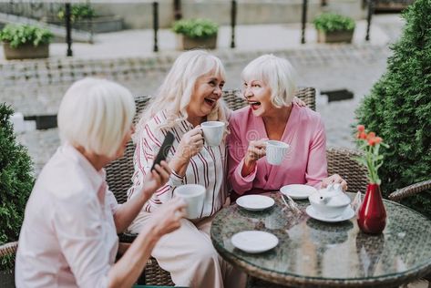 Three Beautiful Older Women Having Fun Together Stock Photo - Image of have, positive: 137700420 Tea Together, Women Friendship, Female Friendship, Nails Done, Manicure Kit, Female Friends, Diy Manicure, Nail Kit, Getting Old