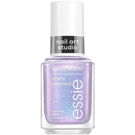 meet essie special effects nail polish from essie’s nail art studio. from chrome nail polish at home to shimmer pearls, transform any mani into a sparkly dream with essie’s show-stopping special effects. exclusive pearl technologies including satin chromes for a smooth, silky veil, shimmer pearls for refined pixelation & flakey pearls for dispersed flecks of dimension. endless possibilities: wear over bare or polished nails for an artful touch, or layer to customize effect intensity. apply one c Nail Polish That Changes Color, Unicorn Nail Polish, Essie Shimmer Nail Polish, Shiny Nail Polish, Marc Jacobs Nail Polish, Pearl Nail Polish, Iridescent Nail Polish, Sheer Nail Polish, Chrome Nail Polish