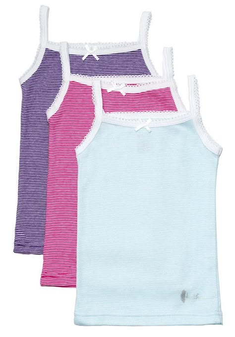 PRICES MAY VARY. 100% Cotton Pull On closure Machine Wash These colorful camis are Elastic, made from Combed Cotton, and have a Pull On closure for the best fit! These cute tank tops are Machine Washable! Machine wash tumble dry. They are also Made from 100% combed cotton and Tagless for extra comfort and solid seams for strength and longevity! These are Machine Washable! Machine wash/tumble dry. Made from 100% combed cotton. These are tagless for that extra comfort and lined with solid seams fo Cotton Camisole, Cute Tank Tops, Girls Stripes, Tank Girl, Kawaii Clothes, Comfy Outfits, Cute Fashion, Combed Cotton, Pretty Outfits