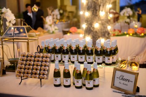 #ferrerorocher, #martinelli's, #cider, #weddingfavors, #favors, #classicfavors, #classicwedding, #beautifulfavors, #rich Orchid Centerpieces, Tying Knots, Anniversary Party Ideas, Quinceañera Ideas, 60th Bday, Tiny Wedding, Embroidered Wedding Dress, Persian Wedding, 45th Anniversary