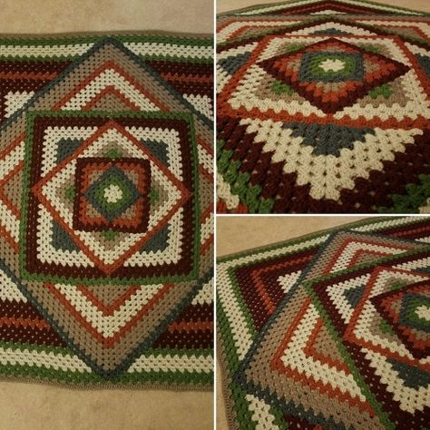 Kaleidoscope Granny Square - Tutorial | Beautiful Skills - Crochet Knitting Quilting | Bloglovin’ Crochet Kaleidoscope, C2c Crochet Pattern Free, Crochet Waffle Stitch, Crochet Pattern Tutorial, Granny Square Tutorial, Granny Pattern, Kaleidoscope Pattern, Granny Square Crochet Patterns Free, Quick Crochet Patterns