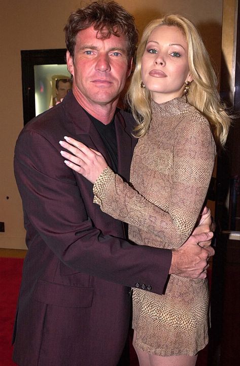 Dennis Quaid & Shanna Moakler Shanna Moakler, Dennis Quaid, Neck Dress, High Neck Dress, Actresses, Couple Photos, Google Search