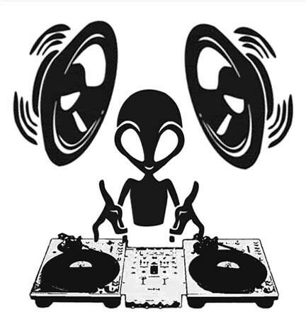 Alien Dj Fff Logo, Dj Art, Dj Logo, Bitcoin Trading, Techno Music, Music Images, Nft Art, Alien Art, Dj Music