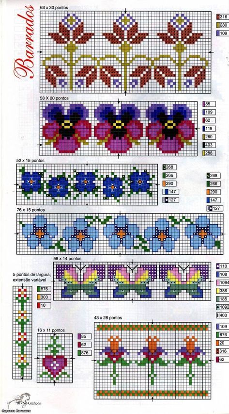 Glove Ideas, Crochet Graph, Fair Isle Knitting Patterns, Colorwork Knitting, Yarn Patterns, Pola Kristik, Sock Knitting, Cross Stitch Bookmarks, Cross Stitch Borders