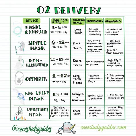 Chelsea | Nurse Educator on Instagram: “🫁Oxygen Therapy 🫁 O2 titration is a must know skill! 💨 When I started as a nurse, changing a patient’s oxygen delivery device always…” Respiratory Therapy Notes, Clinical Instructor, Emt Study, Nursing School Life, Nurse Notes, Health Notes, Nurse Teaching, Nurse Educator, Paramedic School