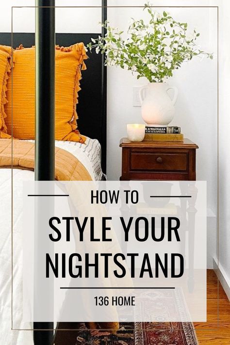 Nightstand Decor No Lamp, Modern Bedroom Design Master Luxury, How To Style Nightstand, How To Decorate Nightstand, Decorate A Nightstand, How To Decorate A Nightstand, Modern Bedroom Design Minimalist, Modern Bedroom Design Luxury, Bedroom Design Luxury