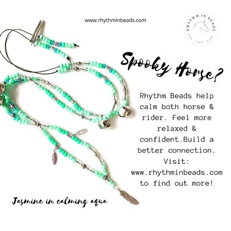 15 Likes, 2 Comments - Rhythm In Beads (@rhythminbeads) on Instagram: “🐎 Do you own/ride a spooky or nervous horse? Have you thought of trying rhythm beads?  Rhythm beads…” Rhythm Beads For Horses, Shades Of Aqua, Horse Accessories, Horse Ranch, Horse Life, Horse Training, Horse Photos, Your Opinion, Horse Love