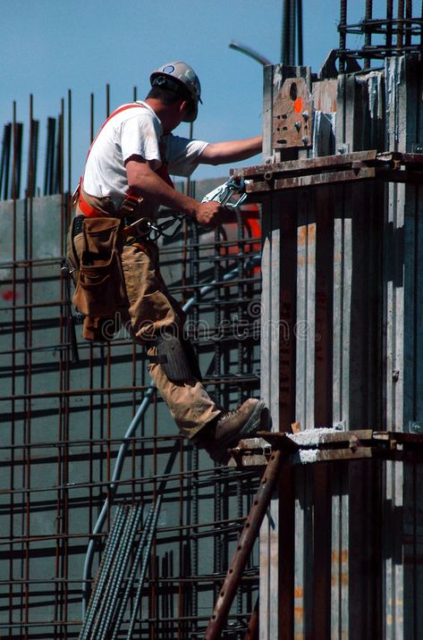 Construction Worker Reference, Construction Worker Photography, Construction Worker Aesthetic, Construction Aesthetic, Worker Aesthetic, Concrete Pillar, Father Son Tattoo, Construction Pictures, Construction Wallpaper