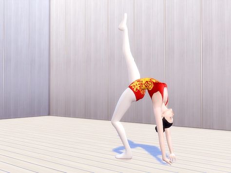 Sims 4 Ballerina Cc, Sims 4 Gymnastics, Sims 4 Poses, Gymnastics Beam, Ts4 Poses, 4 Poses, Kids Gymnastics, Gymnastics Poses, Sims 4 Children