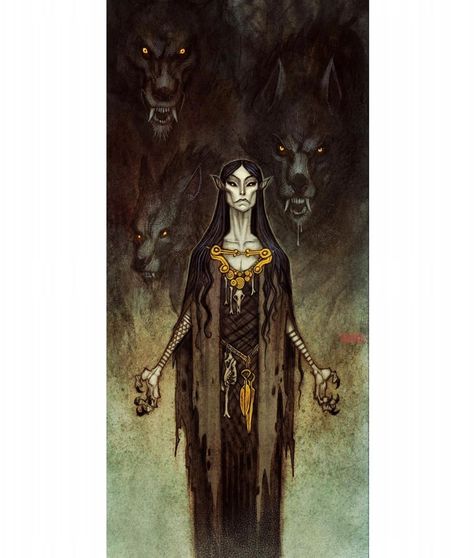 Johan Egerkrans (@johan_egerkrans_illustrator) posted on Instagram: “New signed print in the webshop! Angrboda - mighty witch of the Iron Woods and mother to monsters like Hel, Fenrir and Jörmungandr. Link…” • Nov 1, 2021 at 8:07am UTC Johan Egerkrans, Classic Rpg, Norse Myth, Ancient Forest, Black Tree, Book Dragon, Fantasy Aesthetic, Magic Art, Norse Mythology