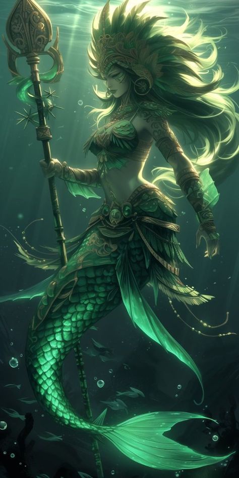 Sea Creatures Art, Mermaid Artwork, Mythical Creatures Fantasy, Fantasy Mermaids, Dragon Artwork Fantasy, Mermaid Pictures, Fairy Artwork, Mermaids And Mermen, Beautiful Mermaids