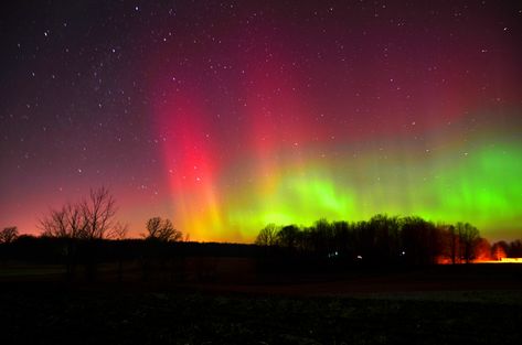 Northern Lights Michigan, Mackinaw Island, Michigan Adventures, Wonder Of The World, Michigan Vacations, Pretty Landscapes, Seven Wonders, The Northern Lights, Northern Michigan