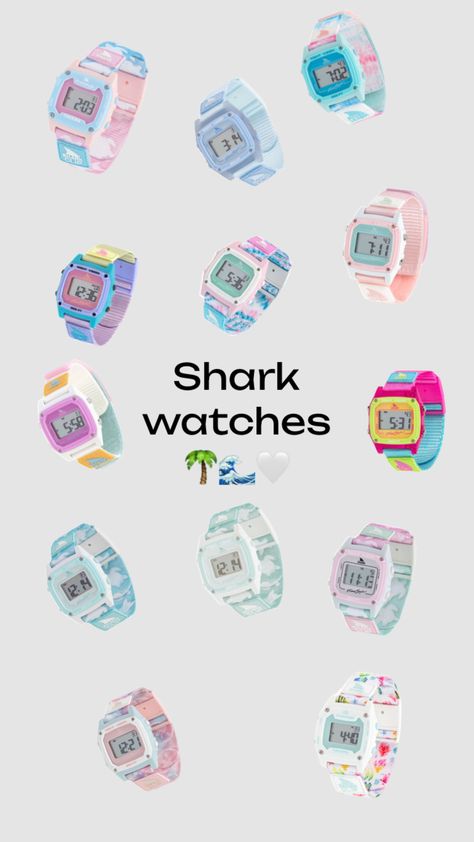 Shark watches!!🌴🌊 Shark Watch Aesthetic, Aesthetic Shark, Shark Watch, Watch Aesthetic, Create Collage, Creative Play