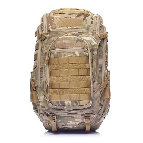 Product Name:Outdoor Tactical Military Assault Pack Army Molle 1000D Nylon Hiking Rucksack Bag Item NO: KF-048 Weight: 1.6 kg = 2.5 kg = 5.5116 lb = 88.1849 oz  Describtion  1.Adjustable, removable load-bearing belt panels are compatible with the Gun Holster and MOLLE System. 2.The suspension system features padded aerospace mesh for comfortable carry of heavy loads, Patented Combat Vent System provides increased comfort for their users during prolonged use. Hunting Backpacks, Molle Backpack, Military Style Outdoor Satchel Bag, Durable Black Military Bags, Military Style Bags With Adjustable Strap For Outdoor, Camo Backpack, Daypack Backpack, Day Backpacks, Military Backpack