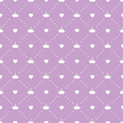 Princess Seamless Pattern Background Vector Illustration Princess Pattern Wallpaper, Princess Seamless Pattern, Princess Pattern, Digital Paper Free, Jewelry Illustration, Vector Background Pattern, Cute Princess, Pattern Background, The Princess