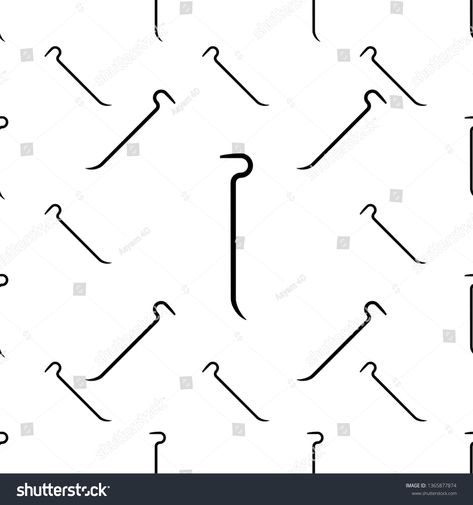 Crowbar Tattoo, Vector Art Illustration, Vector Graphics, Art Illustration, Seamless Pattern, Seamless Patterns, Vector Art, Stock Vector, Royalty Free Stock Photos