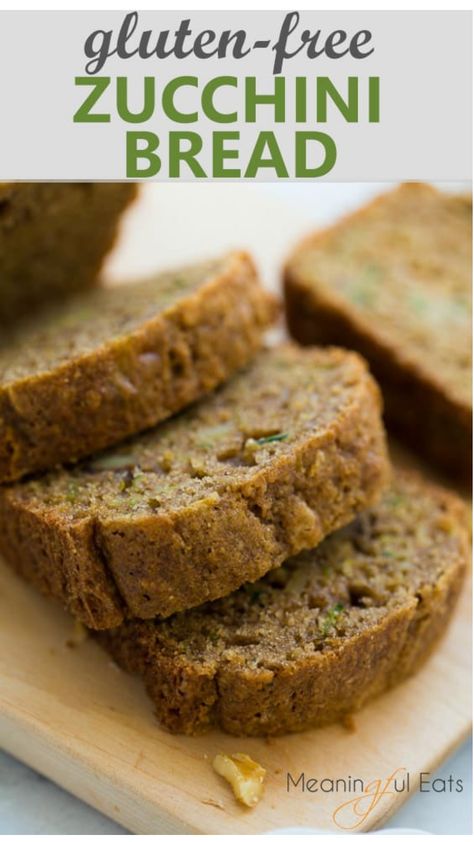 Gluten Free Zucchini Bread Gluten Free Zucchini Slice, Gluten Free Zucchini Recipes, Gluten Free Zucchini Muffins, Best Casserole Recipes, Gluten Free Quick Bread, Best Casserole, Gluten Free Zucchini Bread, Summer Zucchini, Zucchini Bread Recipe