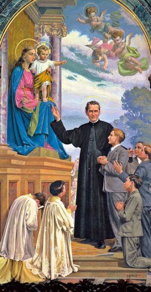 Saint of the Day – 31 January – St John Bosco/Don Bosco  (1815-1888) Founder of the Salesians, the Daughters of Mary Help of Christians and the Association of Salesian Cooperators.   Priest, Confessor, Founder, Teacher, Writer, “Father and Teacher of Youth”.  St John Bosco was born Giovanni Melchiorre Bosco on 16 August 1815 and he died on 31 January 1888) at Turin, Italy of natural causes.   Patronages – apprentices, San Giovanni Bosco, Mary Help Of Christians, John Bosco, St John Bosco, Don Bosco, Catholic Art, St Francis, Mother Mary, Roman Catholic