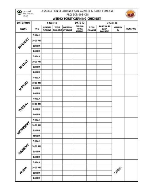 Bathroom Cleaning Schedule, Araucana Chickens, Bathroom Cleaning Checklist, Exercise Log, Weekly Checklist, Meeting Notes Template, Cleaning Chart, Restaurant Manager, Restaurant Cleaning