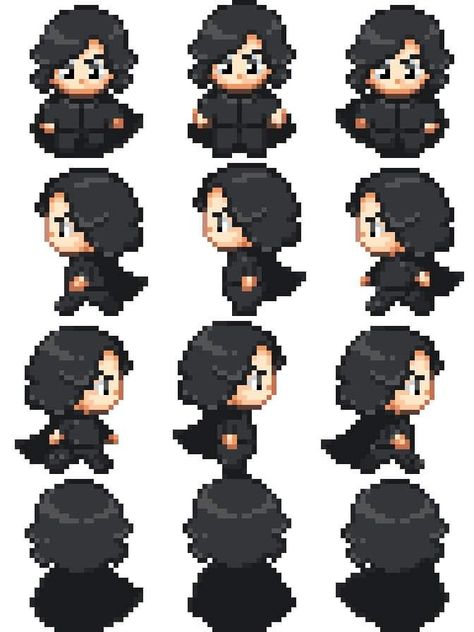 Pixel Character Tutorial, Pixel Characters Sprite, Rpg Maker Mv Tilesets Modern, 16 Bit Pixel Art Character Design, Pixel Character Sprite Sheet, Pixel Sprites Character, Pixel Sprite Sheet, Pixel Art Sprite Sheet, 2d Pixel Character