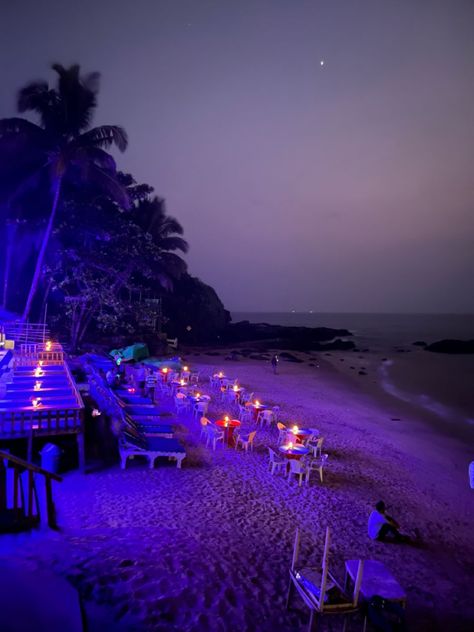 Best vacation destinations Goa With Friends Aesthetic, Goa Aesthetic Night, Goa Beach Snap, Goa Trip Aesthetic, Baga Beach Goa Night, Goa Aesthetic Pictures, Goa Picture, Goa Aesthetics, Goa Images