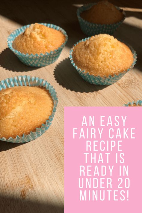 Simple Fairy Cake, Chocolate Fairy Cakes, Fairy Cupcakes, Dragon Cakes, Easy Cupcake Recipes, Fairy Cake, Fairy Cakes, Cake Day, Easy Cupcakes