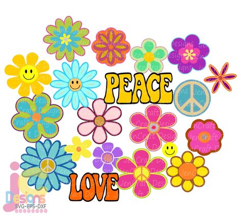 Hippie Svg Groovy Flowers Svg 60s-70s Retro Peace Love | Etsy Australia Groovy Art Prints, 70s Groovy Art, Hippy Patterns, 70 Flowers, Hippy Designs, 70s Pinafore, Groovy Clipart, Hippy Flowers, 60s Flowers