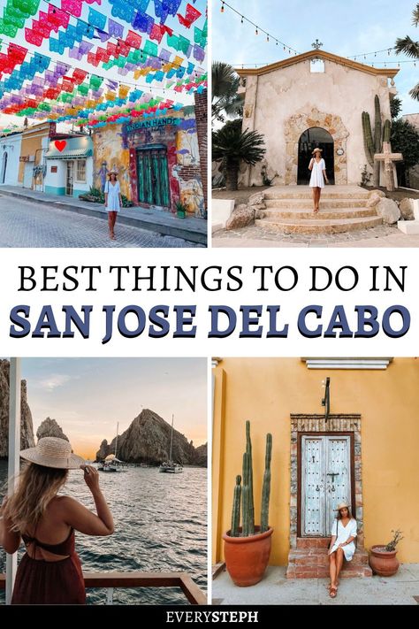 Wondering what are the best things to do in San Jose del Cabo? You won’t be bored, that’s for sure! Here you’ll find the very best activities to enjoy in the area. Check them out this list to know exactly what to do in San Jose del Cabo. | san jose del cabo things to do in | san jose del cabo Mexico things to do in | san jose del caboa aesthetic San Jose Cabo Mexico, San Jose Del Cabo Things To Do In, Cabo San Jose, Cabo San Jose Mexico, San Jose Del Cabo Restaurants, Things To Do In Cabo San Lucas, San Jose Del Monte Bulacan, Cabo Honeymoon, Cabo Restaurants