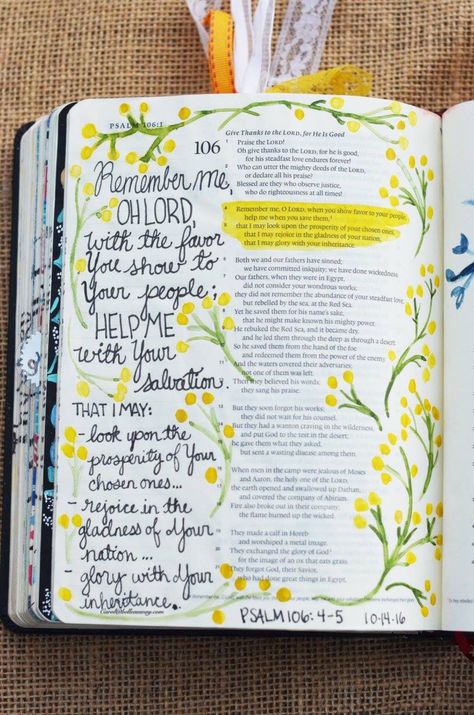 Bible Decorating, Bible Watercolor, Illustration Bible, Bible Projects, Psalms 100, Studying Scripture, Bible Drawings, Bible Painting, Journaling Challenge