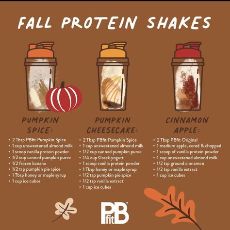 Protein Drink Recipes, Protein Shake Recipe, Recipes Protein, Protein Shake Smoothie, Ikaria Lean Belly Juice, Lean Belly Juice, Fall Things, The Smoothie Diet, Protein Shake Recipes