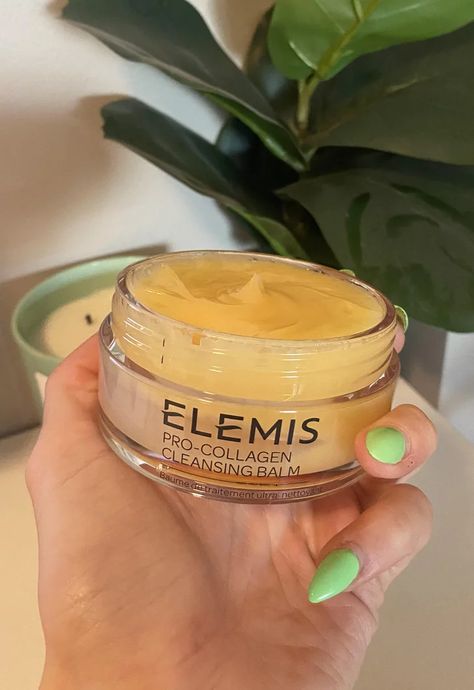 Elemis Pro-Collagen Cleansing Balm Editor Review Elemis Cleansing Balm, Hydrating Facial Cleanser, Face Balm, Oil Makeup Remover, Collagen Facial, Hydrating Face Mask, Collagen Benefits, Elemis Pro Collagen, Hydrating Facial