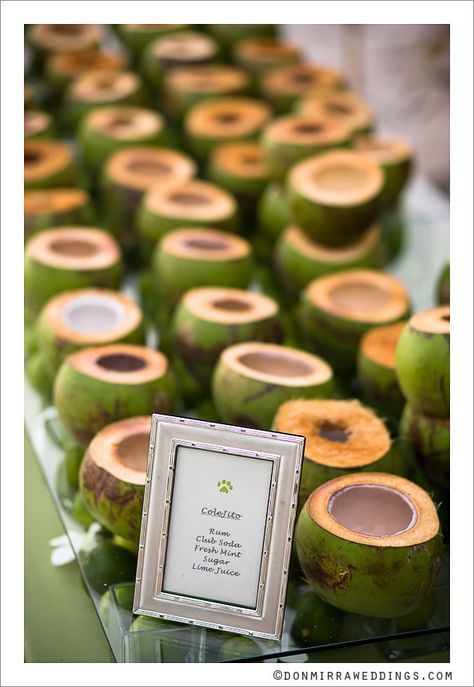 drinks Filipiniana Wedding, Wedding In Puerto Rico, Philippine Wedding, Filipino Wedding, Coconut Cups, Costa Rica Wedding, Caribbean Wedding, Wedding Toasts, Hawaiian Wedding