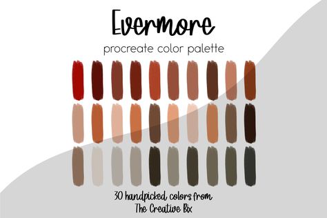 Eclectic Color Palette, Make A Color Palette, Procreate Palettes, Color Palette For Procreate, Color Palette Procreate, Gemini Color, Zodiac Signs Colors, Procreate Palette, Soft Wedding