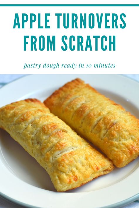 Apple pie/Apple turnovers made from scratch! You can make this easy apple pie /apple turnovers in less than two hours! It only take less than 10 minutes to prepare the pastry dough.. The Apple turnovers puff pastry dough can be made with flour ,water, butter, salt and sugar. The few simple tips while making the dough is the key for making the perfect turnovers :) Complete recipe with step by step video will help you make the best apple turnovers/ apple pies. Flaky Apple Turnovers, Butter Pastry Dough, Apple Flips Recipes, Sourdough Apple Turnovers, Apple Pie Pastry Recipe, Easy Apple Pastry Recipes, Turnover Dough Recipe, Turn Over Recipe, Apple Turnovers With Pie Crust