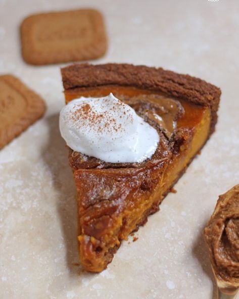 Cookie Butter Pumpkin Pie – Busy in Brooklyn Cookie Butter Pie, Pumpkin Cookie, Cookie Butter, Butter Pie, Pumpkin Cookies, Butter Cookies, Christmas Treats, Pumpkin Pie, French Toast